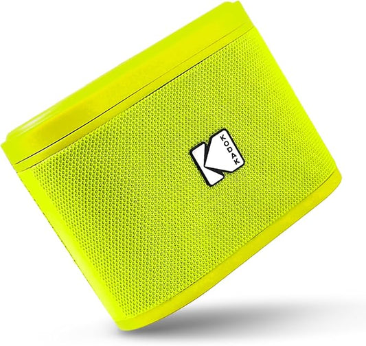 KODAK SOUNDBRIX™ Bluetooth Speaker with HD Sound Portable Wireless IPX4 Water Resistant Upto 5H Playtime V5.4 for Home Party Outdoor Beach Electronic Gadgets Birthday Gift Yellow Stackable Speakers