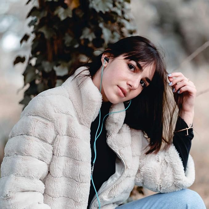 LUDOS Ultra USB C Headphones for iPhone 16 15 Pro Max Plus iPad Pro, 5 Years Warranty, Magnetic USB-C Earbuds for Samsung Galaxy S24 S23 Ultra S22 S21 FE S20 A55 A54 A53, USB Type C - Turquoise