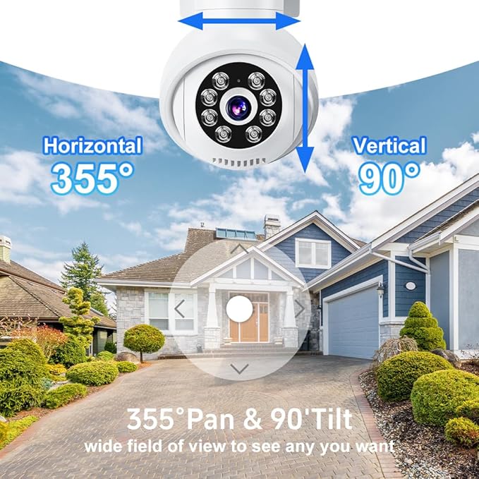 【Wireless Pro, 3K &10CH】5MP Outdoor Security Camera System Wireless, 4pcs WiFi Cameras Home Security System Video Surveillance with 1TB HDD, 7/24 Record,100FT Color Night Vision,Auto Track,2 way Talk