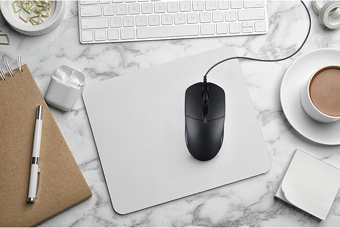 40 PCS Black Wired Computer Mouse Bulk USB 1000 DPI 3 Button Corded Mouse with Home Office Noiseless Simple USB Mouse for Computer Laptop Desktop PC