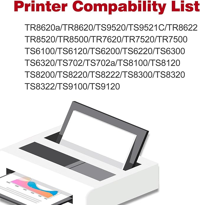 PGI-280 XXL/CLI-281 XXL Ink Cartridges Replacement for Canon 280XXL 281XXL for TR8620a TR8600 TR8622a TR8520 TS9521c TR7520 TS9120 TR8622 TS9520 TS6220 TS6320 TS702a Printers for Cannon 280XL 281XL