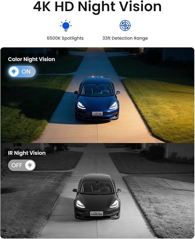 REOLINK 4K 4G LTE 360° Cellular Security Camera Wireless Outdoor +128G SD Card, No WiFi Solar Powered, SIM Card Included, 8MP Color Night Vision, Local/Cloud Storage, Go PT Ultra+Solar Panel 2