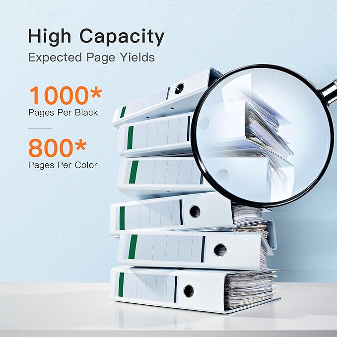 E-Z Ink Remanufactured Ink Cartridges Replacement for Epson 127 T127 to use with NX530 625 WF-3520 WF-3530 WF-3540 WF-7010 WF-7510 7520 545 645 (4 Large Black, 2 Cyan, 2 Magenta, 2 Yellow) 10 Pack