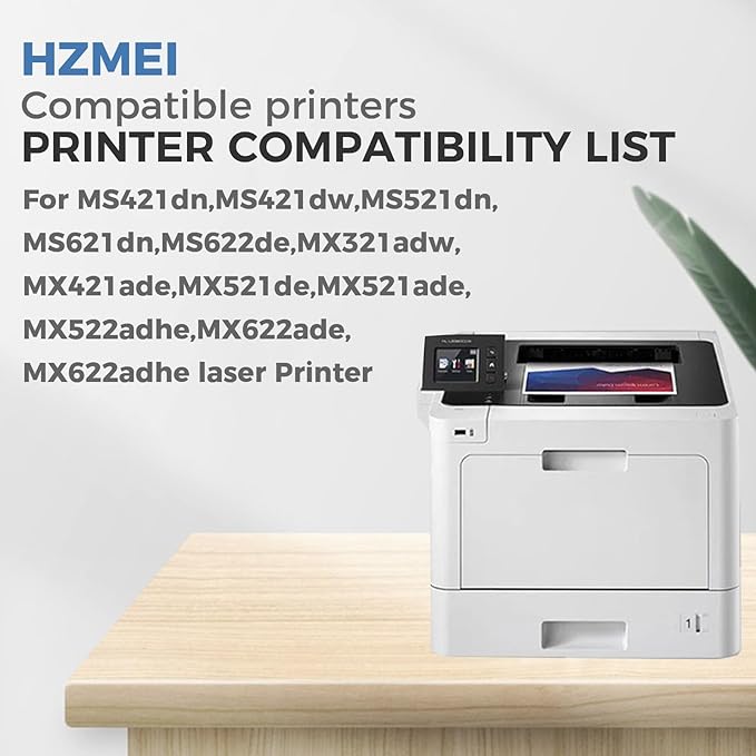 56F1X00 Toner Cartridge Extra High Yield 56F1X00 Black Toner 20,000 Pages with Chip Compatible with Lexmark MS421 MX421 MS521 MX521 MX522 MS621 MS622 MX622 Laser Printer