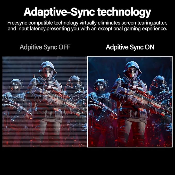 ZZA 27 Inch Gaming Monitor 280Hz 240Hz 1080p 1ms VRB Blue Light Shift Machine Black Curved 100% sRGB, Adaptive FreeSync,Display Port DP HDMI VESA Mounting Compliant