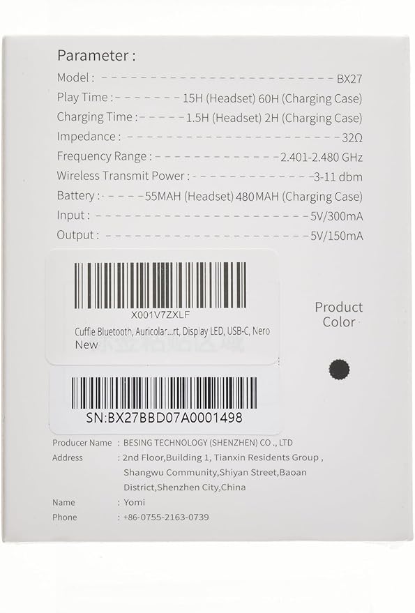 Wireless Earbud, 75Hrs Bluetooth 5.4 Headphones IP7 Waterproof for Sport, Running Wireless Earphones with ENC Noise Cancelling Mics, Deep Bass Over Ear bud with Earhooks for Android, iOS, Workout, Gym