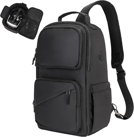 Carrying Case Compatible with Meta Quest 3/3S, Oculus Quest 2/Vision Pro/Pico 4 VR Travel Storage Bag for Gaming Headset with Elite Strap, Touch Controllers and Other Accessories