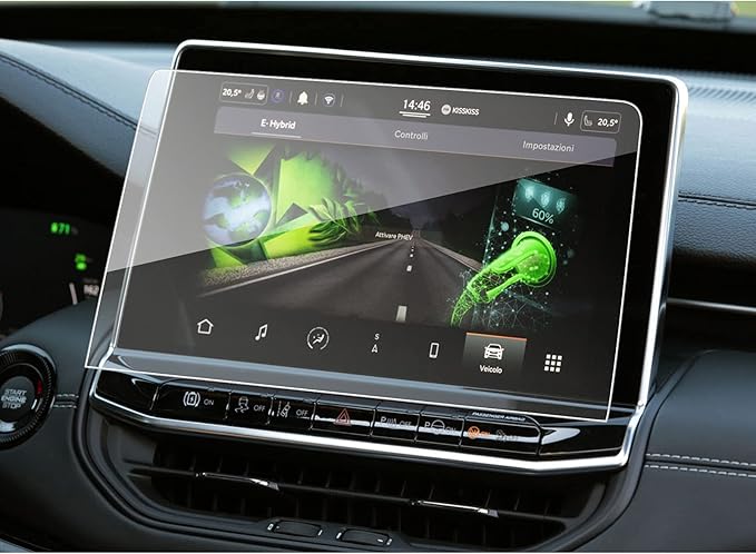 SXCY for 2022 Compass 10.1 Inch Screen Protector Foils Navigation Touch Screen Protective Film 2022 Jepe Compass Accessories Tempered Glass HD Clear 9H Hardness Display Screen Cover