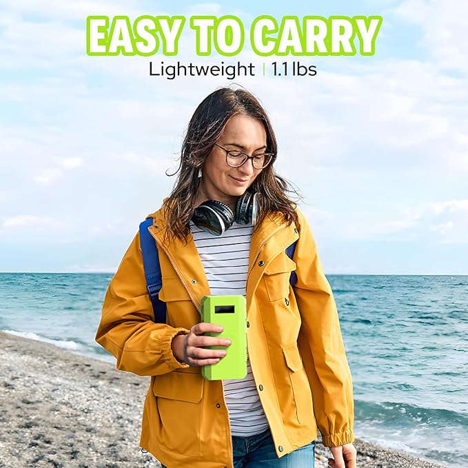 SinKeu Portable Power Station 88Wh, Solar Generator Power Bank with AC Outlet, 110V Portable Laptop Charger for Home Backup Outdoor Emergency RV Van Hunting