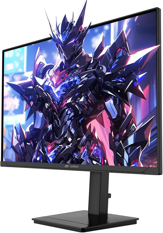 CRUA 27'' Gaming Monitor 360HZ 2k 1440P 120%sRGB IPS Computer Display Screen, Height/Pivot/Swivel/Tilt Adjustable Vertical Monitor Support FreeSync,Built in Speaker, PIP&PBP, DP1.4&HDMI2.1, Wall Mount