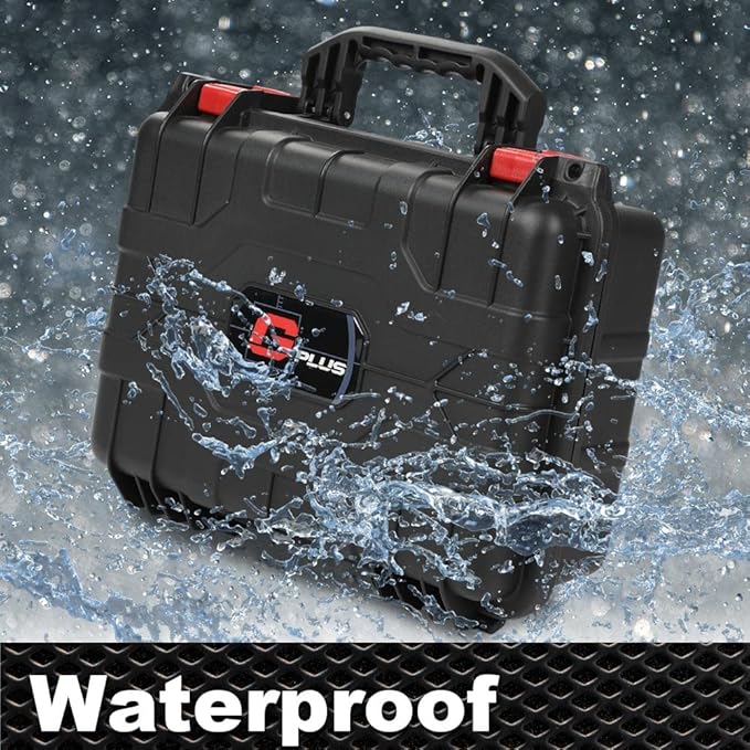 VR Carrying Case Outdoor Portable Storage Box Protector Glasses Bags(Red&Black)