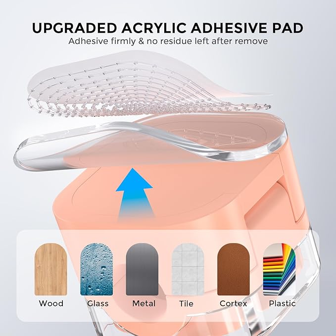 AhaStyle Magnetic Cable Organizer [1s Lock] 6 Pack Cord Holders Cable Clips Strong Adhesive Hide Cable Cord Keeper Adhesive Wire Organizer Keeper for Nightstand Kitchen Car Office