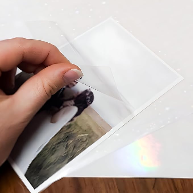 Superior Graphic Supplies 12" x 50' Clear Self Adhesive Laminating Film Roll - Non-Thermal and Sticky Back Laminating Sheets for Documents Crafts Photos - No Machine Needed Clear Sheets (Pack of 2)