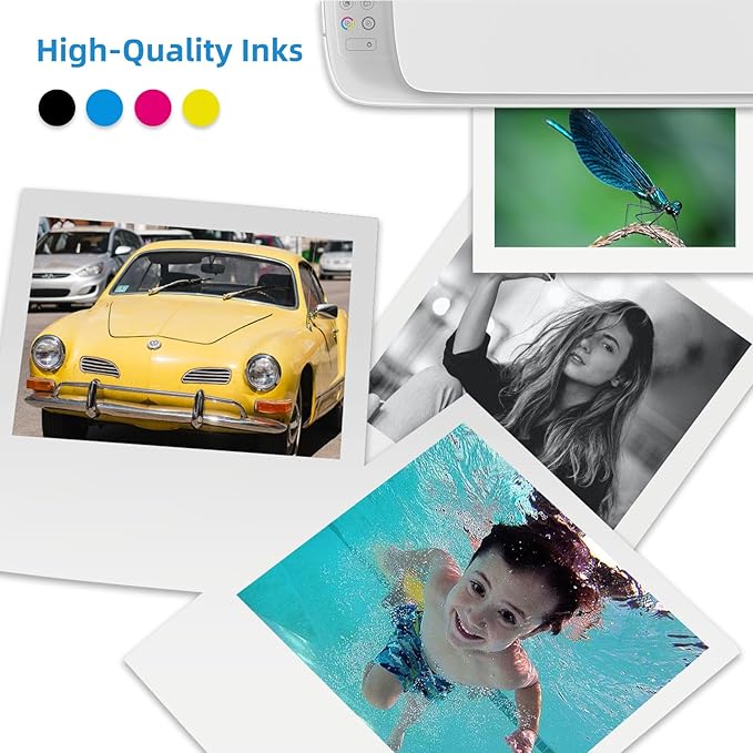 564XL Ink Cartridge for HP 564 XL Black Color Combo Compatible for HP564 HP564XL Printer 7520 5520 3520 6510 6520 4620 7510 5510 7525 7515 4622 6525 3521 5525 5515 5512 b210 Cyan Magenta Yellow 5-Pack