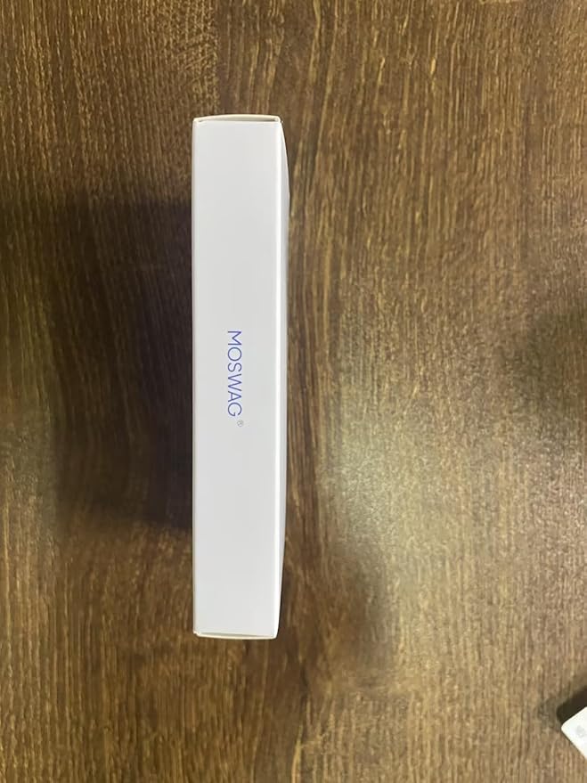 MOSWAG in Ear Headphones, Half in Ear Headphones with Mic Built in Volume Control Suitable for IPad, Android, MP3, Samsung Most 3.5mm Audio Devices