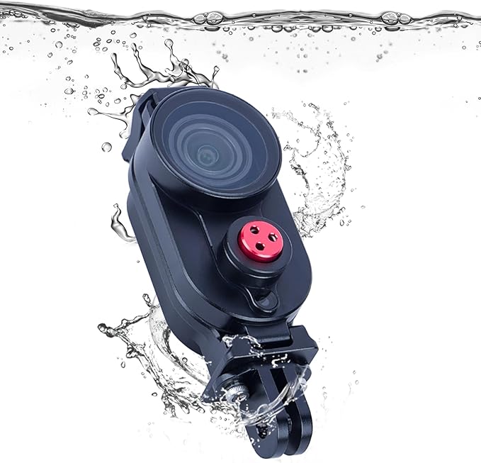 Aluminum Waterproof Case for Insta360 Go3 Go3s 80M Deep Waterproof Camera Housing with Dual Interface for Insta360 Go3 Go3s (63091)