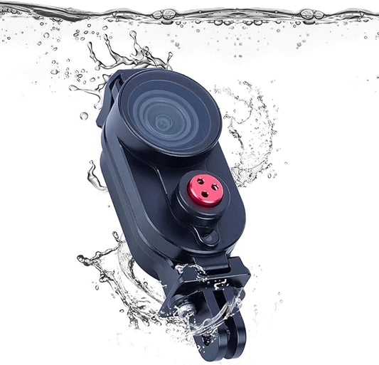 Aluminum Waterproof Case for Insta360 Go3 Go3s 80M Deep Waterproof Camera Housing with Dual Interface for Insta360 Go3 Go3s (63091)