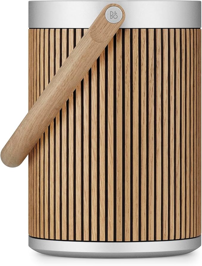 Bang & Olufsen Beosound A5 - Portable Bluetooth Speaker with Wi-Fi Connection, Carry-Strap, Oak