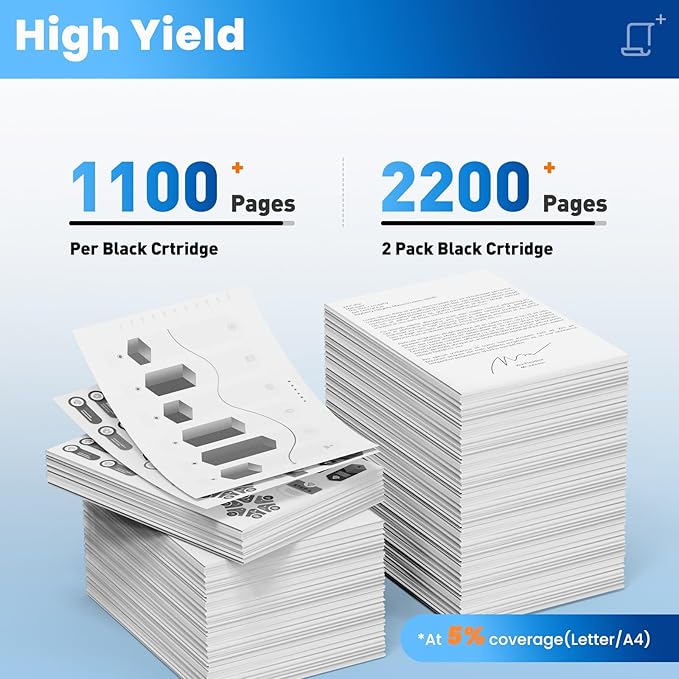 134X Black Toner Cartridge Laser Jet M209dw MFP 234dw 1 Pack with Chip Compatible for HP 134A 134X Toner Cartridges for HP134X HP134A W1340X for Laser Jet M209dw MFP M234sdw M234sdw M234sdn Toner Ink