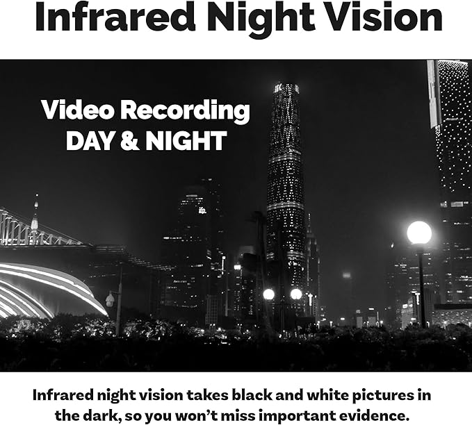 SJCAM A10 Body Camera Bundle Including: Waterproof HD Wearable Camera with Night Vision and Audio Recording, 64GB Micro SD Card, Card Reader, USB-C Adapter, and Storage Wallet