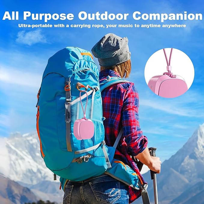 Bluetooth Speaker Portable Media Players Clear Loud Stereo Sound Deep Bass Wireless Speaker With Lights TWS IPX5 Waterproof Small Speakers Long Playtime for Home/Party/Outdoor/Beach Electronic Gadgets