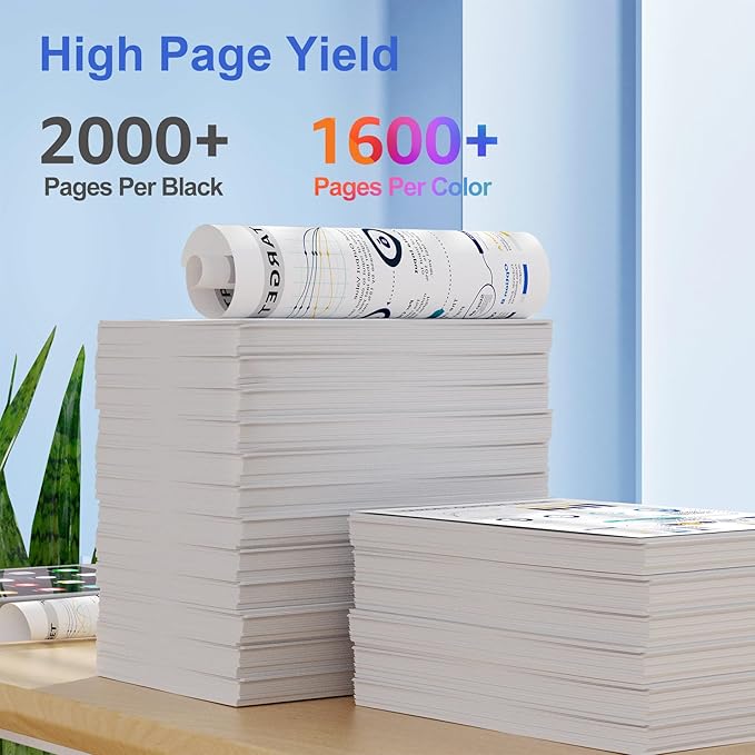 Toner Kingdom 962XL Remanufactured Ink Cartridges, High Yield, 4-Color Combo Pack, Compatible with OfficeJet Pro 9015e, 9015, 9010, 9018e, 9025e Series Printers