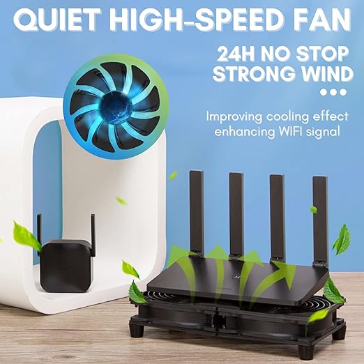 VTRETU Quiet USB Interface Cooling Fan,Used for Router Rack DIY Audio Video Network Cabinet Server Cooling Project and Equipment Workstation Xbox PS5 Cooling Accessories（120 * 120 * 25mm