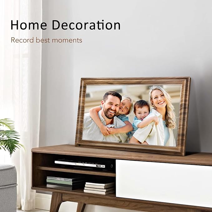 16 Inch Large Digital Picture Frame, Canupdog Digital Photo Frame with 32GB Storage Wall Mountable, Auto-Rotate, Motion Sensor Share Photo Video via App