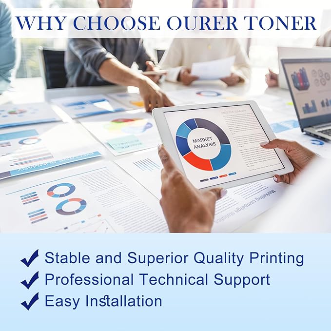 215A Toner Cartridges (with chip) Replacement for HP 215A W2310A Toner Cartridges 4 Pack - for Color Laserjet Pro MFP M182nw M183fw M183fdw M155dw M155nw Printers (4 Pack)