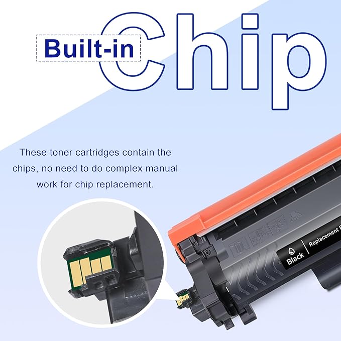 TN830XL TN830 XL/V/R Toner Compatible Replacement for Brother TN830XL TN-830 XL Black for HL-L2460DW DCP-L2640DW MFC-L2820DW L2820DWXL 2405W L2400D L2480DW Toner TN830 V/R,4P