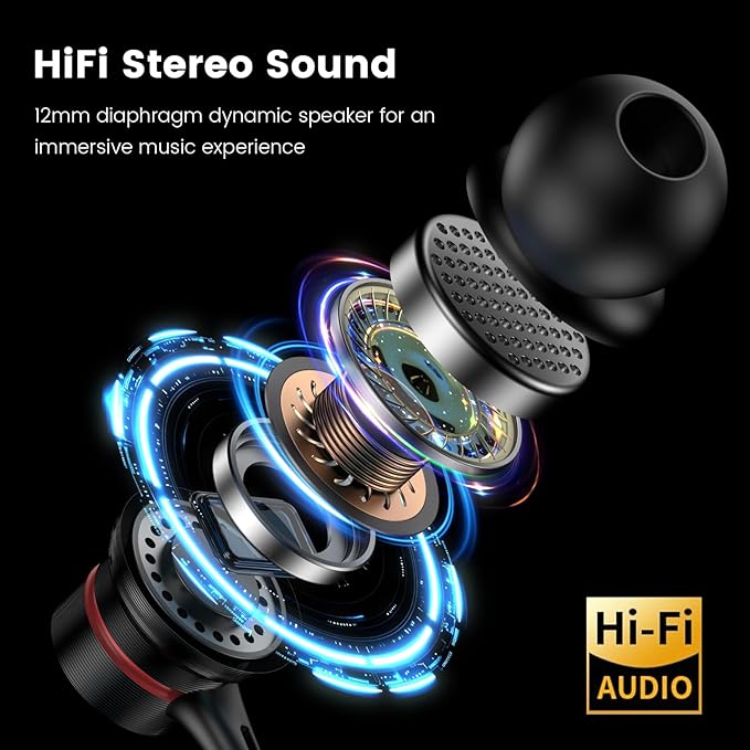 MOSWAG 2Pack USB C Headphones, USB Type C Earbuds in-Ear Wired Earphones with Microphone for iPhone 16 15 Pro Max Plus iPad Pro, Pixel 8 9, Samsung Galaxy S24 S23 S22,Smartphone, Laptop, Pc