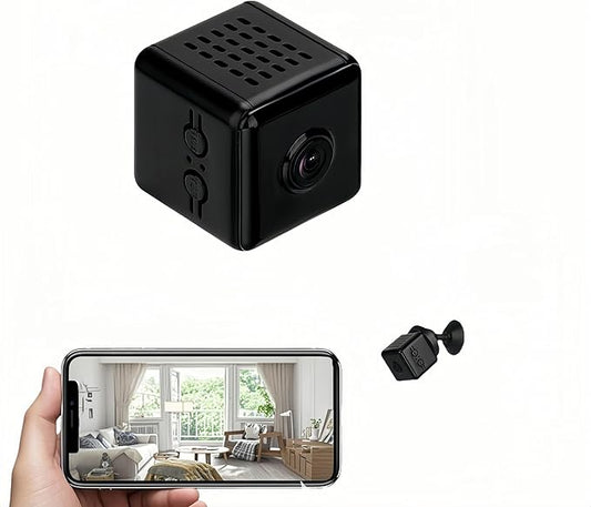 ULar 1080P Square Camera with 940nm Night Vision & Motion Detection,Picture Taking cam,Nanny Cam,Pet Cameras,Smart Indoor Security.