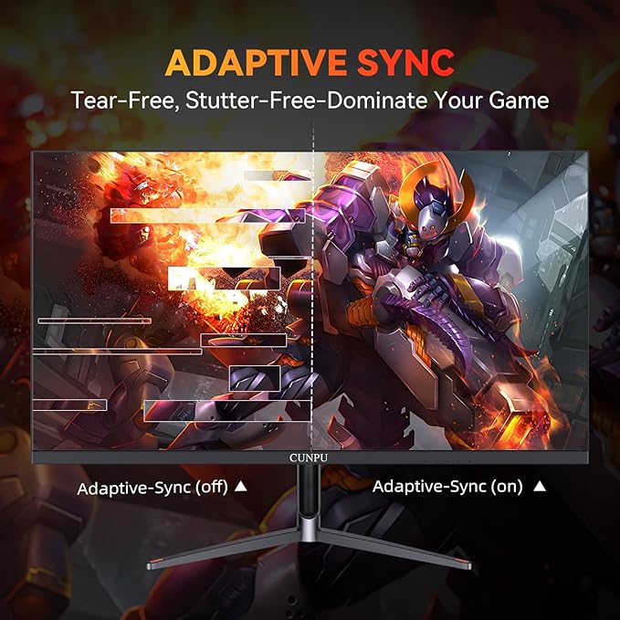 24 Inch 240Hz Gaming Monitor, 1080p FHD, Fast VA Panel, 1ms Adaptive Sync, Ultra Slim Frame, 16.7M Colors, sRGB 100%, HDMI 2.1 & DP 1.4, VESA, Eye Care, for PS5, Xbox, Gaming Computer Monitor