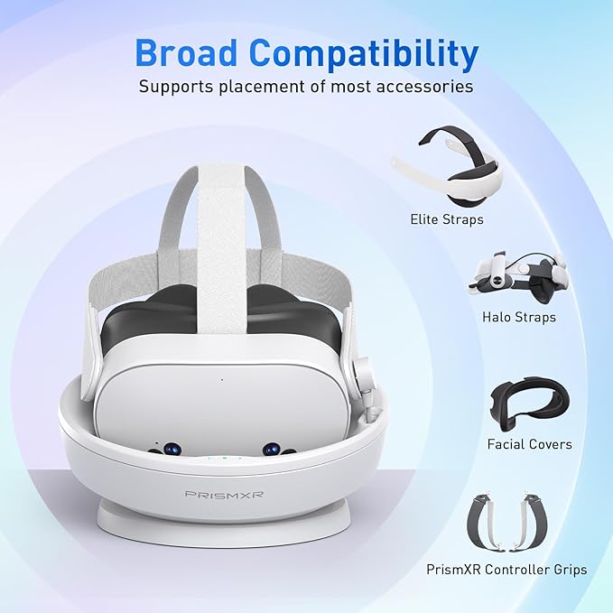 Charging Dock Compatible with Meta Quest 3S (Carina D1S Lite Without Charger/Passthrough)