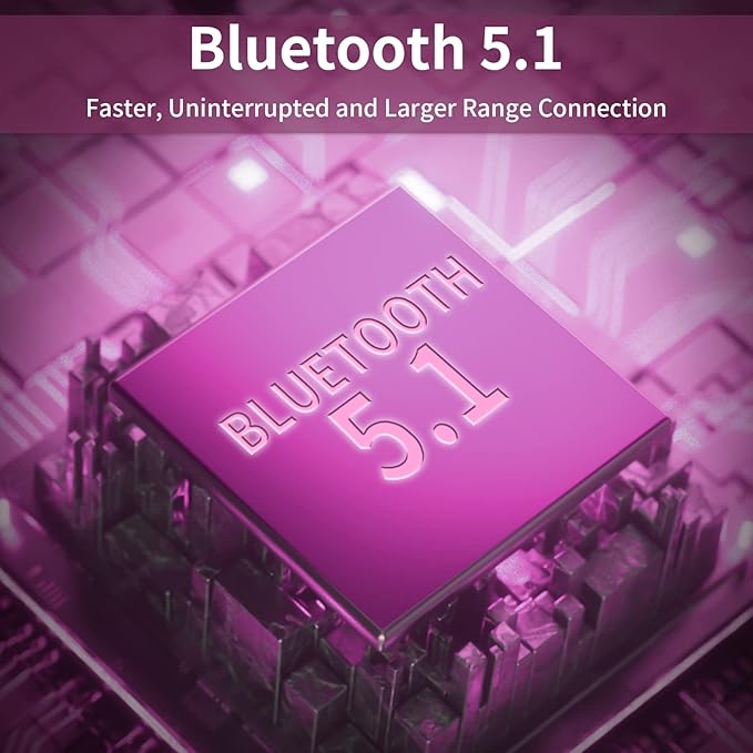 Bluetooth Retractable Headphones Wireless Neckband Headset with Sweatproof Stereo Earbuds for Running/Sports/Driving/Workouts (Black Blue)