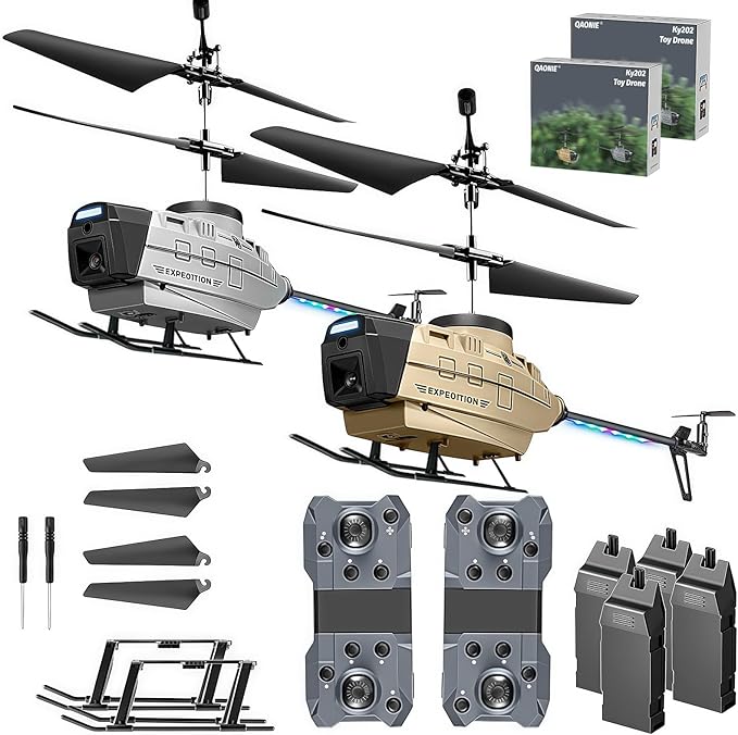 Drone with 720p Camera, 3 Speed Mode Drone, 2 Batteries, Active Obstacle Avoidance, One Key Take Off/Landing.