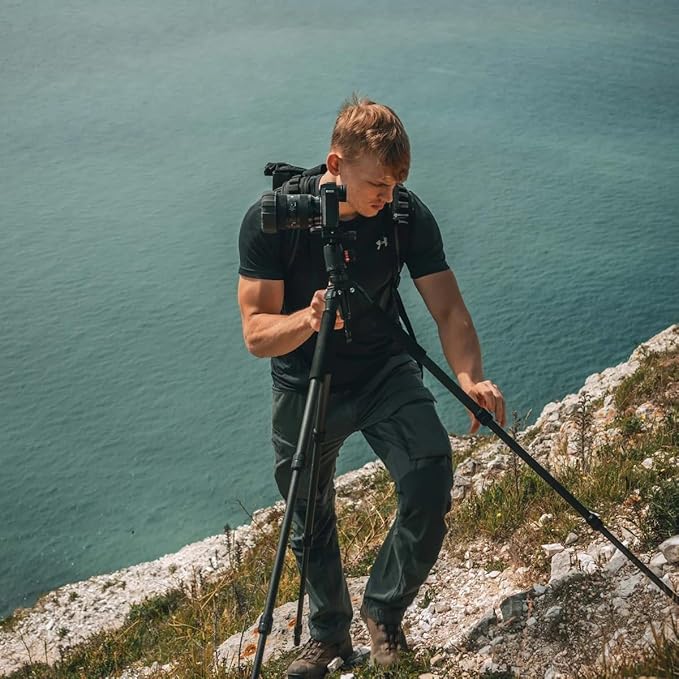 Gearing & Co. Adventure Camera Tripod with Removable Legs and Trekking Pole Handles