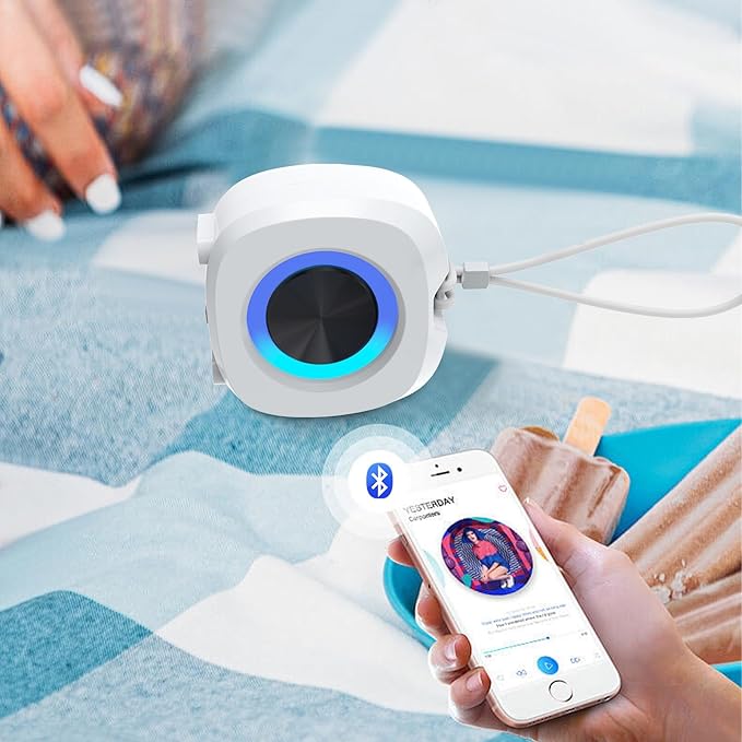 Bluetooth Speaker Portable Media Players Clear Loud Stereo Sound Deep Bass Wireless Speaker With Lights TWS IPX5 Waterproof Small Speakers Long Playtime for Home/Party/Outdoor/Beach Electronic Gadgets