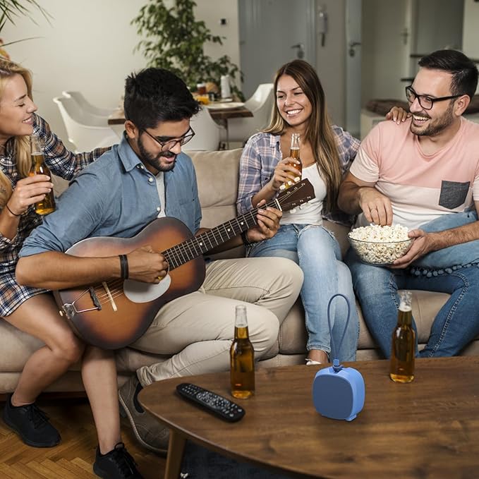 Bluetooth Speaker Portable Media Players Clear Loud Stereo Sound Deep Bass Wireless Speaker With Lights TWS IPX5 Waterproof Small Speakers Long Playtime for Home/Party/Outdoor/Beach Electronic Gadgets