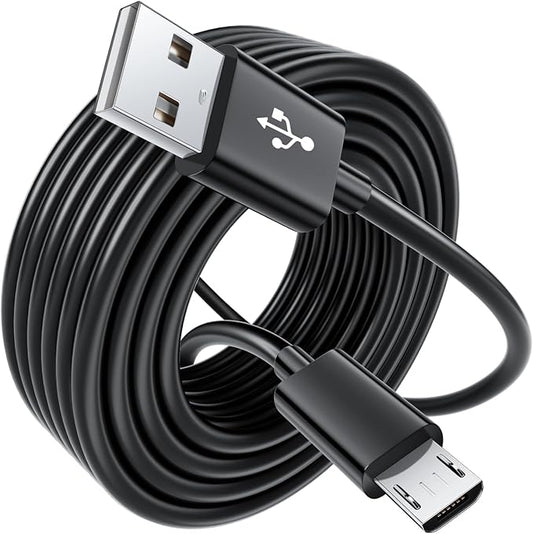 10FT Long PS4 Charger Cord for Xbox One Controller,PS4 Charging Cable,Micro USB Cable for Xbox One S/X Slim Elite Controller,Dualshock 4 Data Cord Wire for Sony PlayStation 4 Controller Games Console