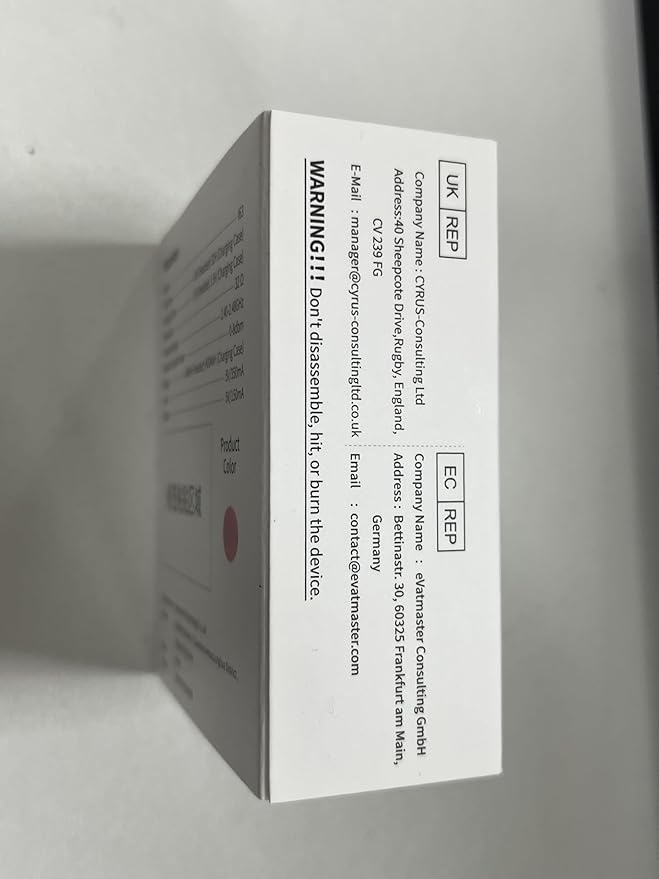 Wireless Earbud, Bluetooth 5.3 Headphones 40H Ear Bud in-Ear Bluetooth HiFi Stereo Sound with 4 Mics, IP7 Waterproof (Purple)