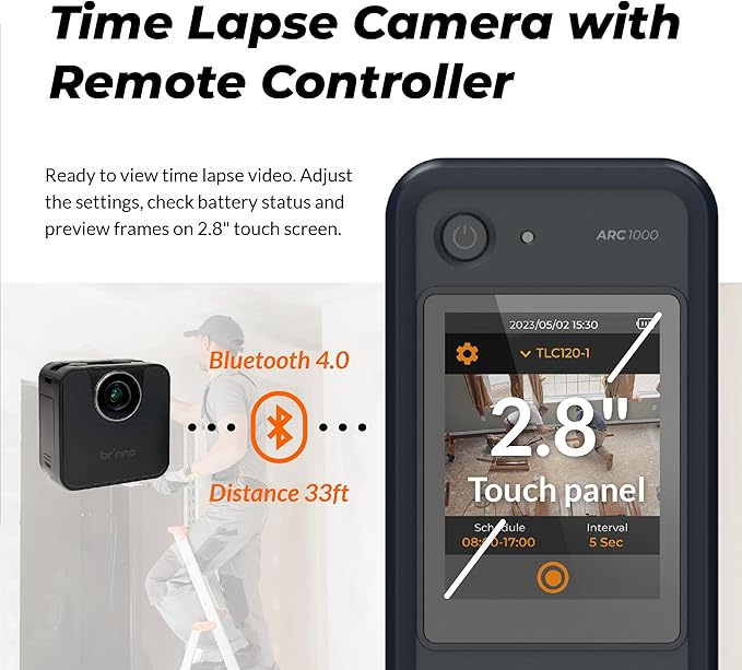 Brinno BCC200-BLE Time Lapse Camera Bundle : 1 X ARC100 + 3 X TLC200PRO-BLE