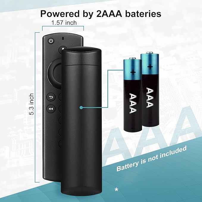 Voice Remote Replacement for TVs Stick(2nd Gen,Lite),Tv Stick 4K,TV Cube,3rd Gen Smart TV,Not for Insignia/Pioneer Smart TVs