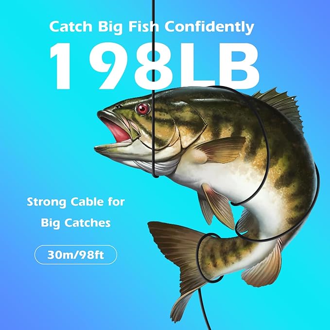 Underwater Fishing Camera, Fishing Camera with Infrared Night Vision Light and Upgraded HD Lens,Portable Fish Finder with 98ft Cable for Ice Lake Boat Kayak Fishing, Waterproof