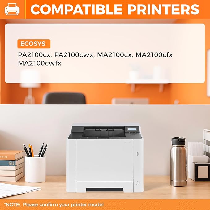 TK-5442 TK5442 Toner Cartridge 4-Pack High Yield Replacement for Kyocera TK-5442K TK-5442C TK-5442M TK-5442Y Compatible with ECOSYS PA2100cx PA2100cwx cdn MA2100cx/ MA2100cfx MA2100cwfx Laser Printers