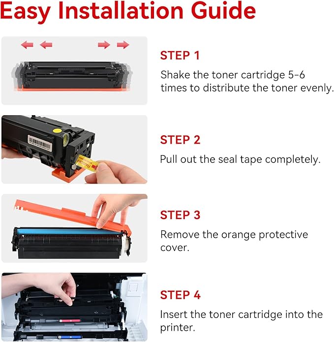 MYTONER 067 067H Toner Cartridge Set Compatible Replacement for Canon 067 067H Toner for Color imageCLASS LBP632Cdw MF656Cdw MF654Cdw MF653Cdw LBP633Cdw Printer 4 Pack 067 High Yield Ink