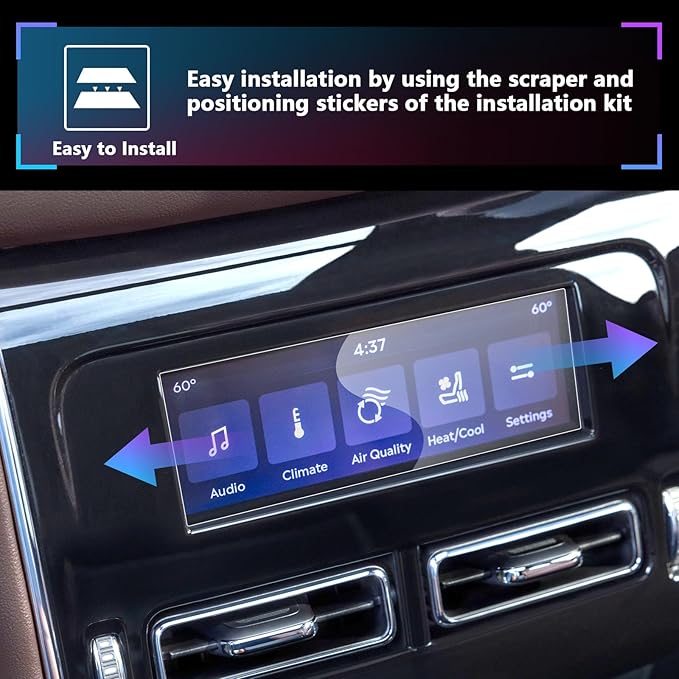 SXCY for 2025 Lincoln Aviator Screen Protector [Second Row Display] 5.8 Inch 2025 Aviator Accessories 2025 Aviator Console Screen Protector[2PCS Nano]