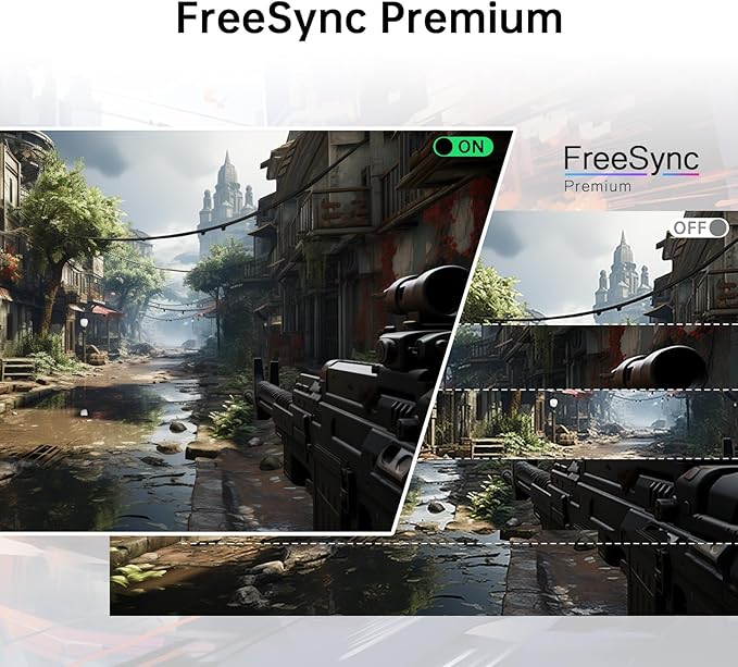 KTC 27 inch Monitor - 1080P Monitor, 100Hz FreeSync Gaming Monitor with HDR10,VESA Mountable, Adjustable Tilt, ZeroFrame Design, HDMI,VGA,Earphone Ports, PC Monitor Work Monitor for Office