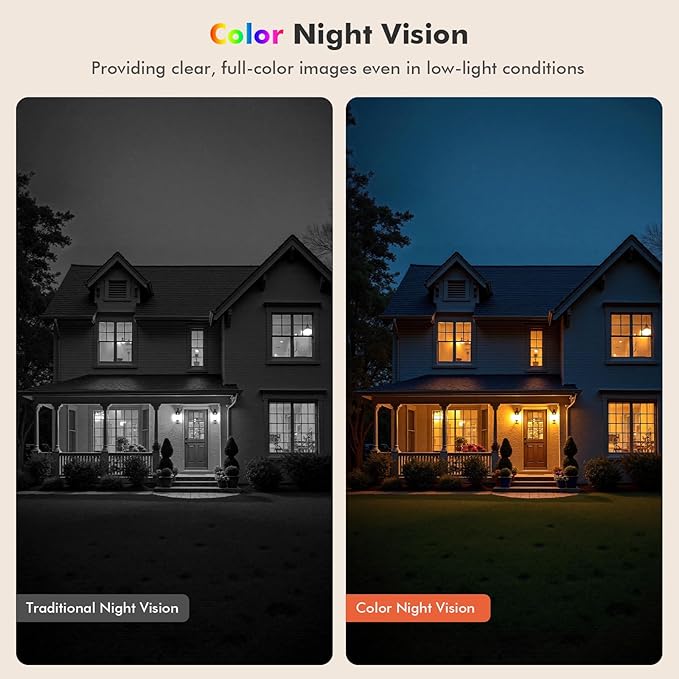 Dzees Wireless Security Camera Outdoor with Magnetic Mount, 4MP Battery Powered Security Cameras Wireless Outdoor for Home Security, AI Motion Detection/2-Way Talk/Color Night Vision/Ip66/Cloud-4-Pack