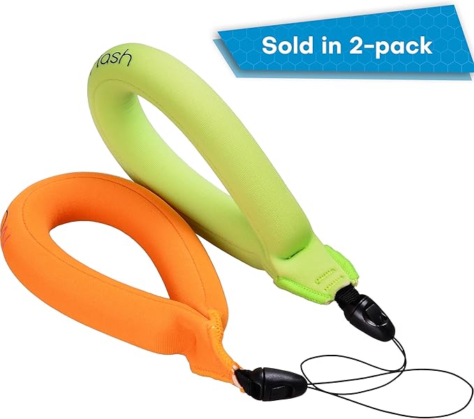 GoPro Float Strap (2-Pack) – Waterproof Wrist Lanyard for Underwater Camera, Insta360, DJI Action, Fujifilm XT5 - Canon Accessories & Pool Floats